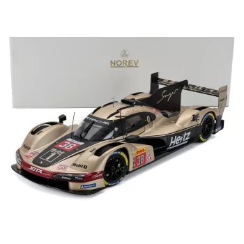   Norev - PORSCHE 963 9RD 4.6L TURBO V8 TEAM HERTZ JOTA N 38 6h LONE STAR LE MANS AUSTIN USA 2024 JENSON BUTTON - PHIL HANSON - OLIVER RASMUSSEN WHITE GOLD