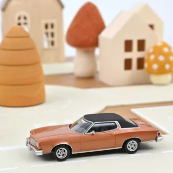   NOREV - 1:43 Ford Gran Torino 1974 Chestnut Brown Jet-car - NOREV
