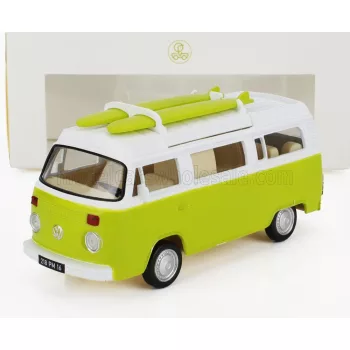 Norev - VOLKSWAGEN T2b CAMPER VAN 1962 LIGHT GREEN WHITE