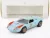 Norev - FORD USA GT40 MKII 7.0L V8 TEAM SHELBY AMERICAN INC. N 1 2nd (BUT REALLY WINNER) 24h LE MANS 1966 K.MILES - D.HULME LIGHT BLUE