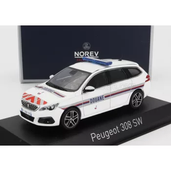 NOREV - PEUGEOT 308 GT SW STATION WAGON DOUANES 2020 WHITE