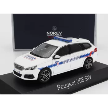   NOREV - PEUGEOT 308 GT SW STATION WAGON POLICE MUNICIPALE 2020 WHITE