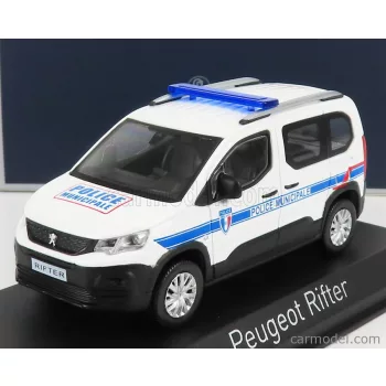 Norev - Peugeot Rifter Police Municipale 2019 White Blue
