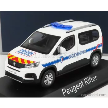   Norev - Peugeot Rifter Police Municipale 2019 White Blue Red Yellow