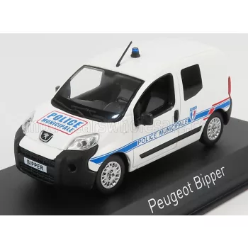 NOREV - PEUGEOT BIPPER POLICE MUNICIPALE 2009 WHITE