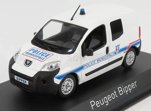 NOREV - PEUGEOT BIPPER POLICE MUNICIPALE 2009 WHITE