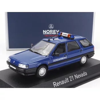   NOREV - RENAULT R21 NEVADA SW STATION WAGON GENDARMERIE 1994 BLUE