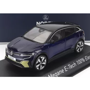 NOREV - RENAULT MEGANE E-TECH 100% ELECTRIC 2022 BLUE BLACK