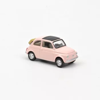 Norev - 1:43 Fiat 500F 1965 - Light Pink - Jet Car