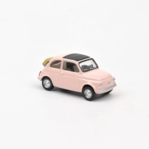 Norev - 1:43 Fiat 500F 1965 - Light Pink - Jet Car