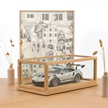   NOREV - 1:12 Display Box in Glass and FSC Oak NOREV 1:12 - NOREV