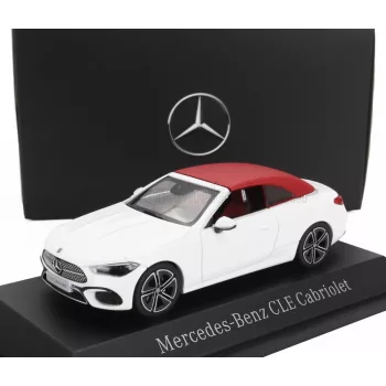   NOREV - MERCEDES BENZ CLE-CLASS CABRIOLET (A236) 2024 OPALITHE WHITE BRIGHT RED