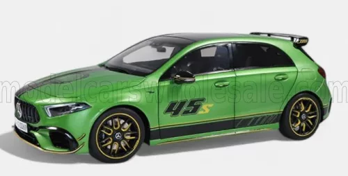 NZG - MERCEDES BENZ A-CLASS A45S 4-MATIC AMG 2023 GREEN MET BLACK