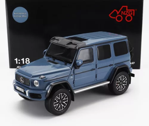 NZG - MERCEDES BENZ G-CLASS G63 4x4 AMG 2023 VINTAGE BLUE
