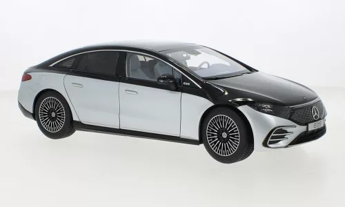 NZG - Mercedes EQS (V297), schwarz/silber, 2022, 1:18