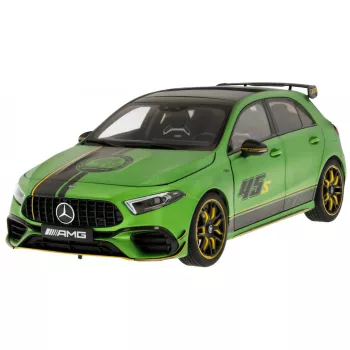   NZG - MERCEDES BENZ A-CLASS A45S 4-MATIC AMG 2023 GREEN MET BLACK