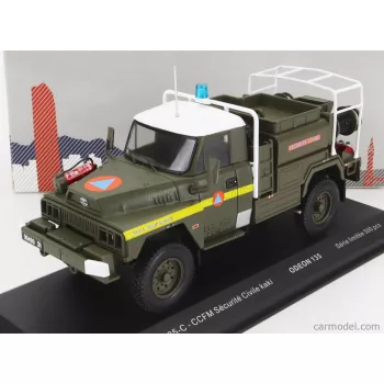   Odeon - Acmat Tpk 4-35-C Tanker Truck Ccfm Securite Civile 1985 Military Green
