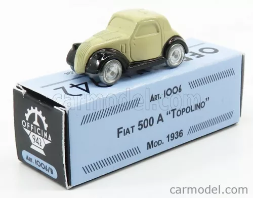 Officina-942 - Fiat 500A Topolino 1936 Beige Black