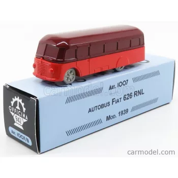 Officina-942 - Fiat 626 Rnl Autobus 1939 Red Orange