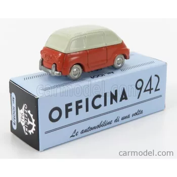 Officina-942 - Fiat 600 Multipla 1956 Red Cream