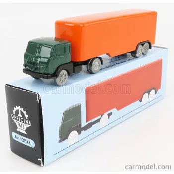   Officina-942 - Fiat 682 T2 Truck Semirimorchio Furgonato 1955 Green Orange