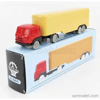   Officina-942 - Fiat 682 T2 Truck Semirimorchio Furgonato 1955 Red Cream
