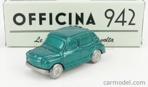 Officina-942 - Fiat 600 Lucciola Carrozzeria Francis Lombardi 1957 Green Met