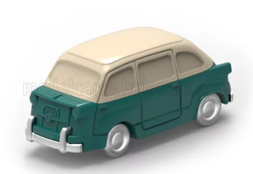 Officina-942 - FIAT 600 MULTIPLA SPECIALE CARROZZERIA FRUA 1956 GREEN BEIGE