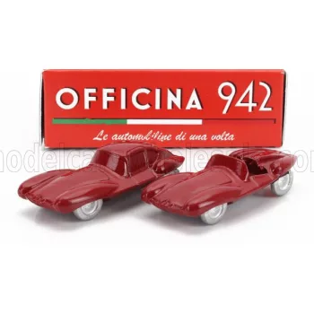   Officina-942 - ALFA ROMEO SET 2X 1900 C52 DISCO VOLANTE COUPE + SPIDER 1952 RED