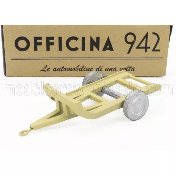   Officina-942 - TRAILER RIMORCHIO VIBERTI TRASPORTO CARRO L3 1939 MILITARY SAND