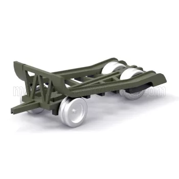   Officina-942 - TRAILER RIMORCHIO VIBERTI TRASPORTO CARRO M13/M14 1942 MILITARY GREEN
