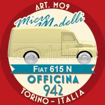 Officina-942 - FIAT 615 N TRUCK 1952 YELLOW