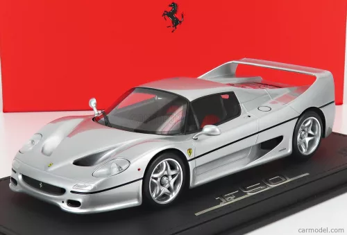 Bbr-Models - Ferrari F50 Coupe 1995 - Con Vetrina - With Showcase Argento Nurburgring - Silver