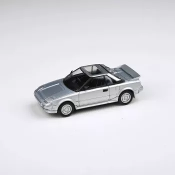   Para64 - 1:64 Toyota Mr2 Mki 1985, Silver With Closed Lights, Lhd