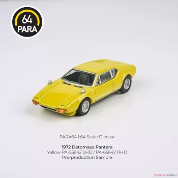 Para64 - De Tomaso Pantera 1972 Yellow Left Hand Drive