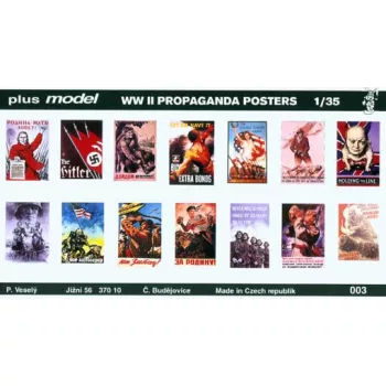 Plus model - 1/35 WW II. Propaganda Posters