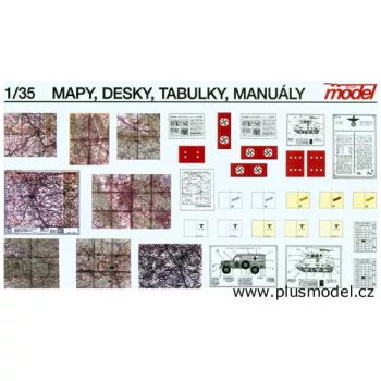 Plus model - 1/35 Maps, boards, manuals