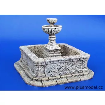 Plus model - 1/35 Town public fountain