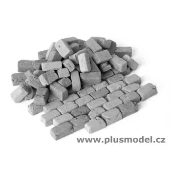 Plus Model - Pflastersteine, groß, Granit