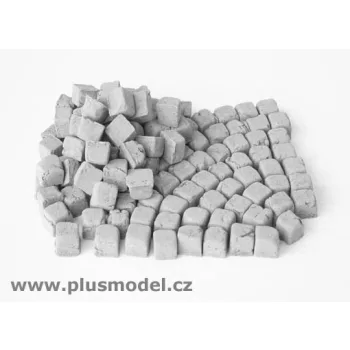 Plus Model - Pflastersteine, klein, Granit