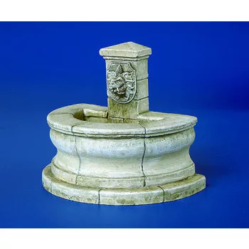 Plus Model - Brunnen halbrund