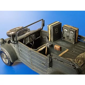 Kübelwagen Radio Car Kfz. 2 Umbau Set für Tamiya Bausatz