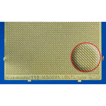 Plus Model - Modern Lentil Engraved Plate