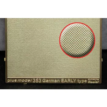 Plus Model - Engraved plate - German Early