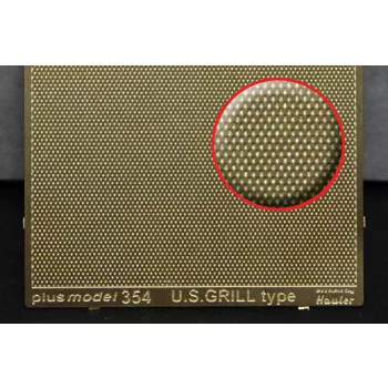 Plus model - Engraved plate - U.S. Grill