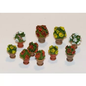 Plus Model - Blumen in Blumentöpfen