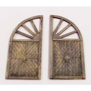 Plus Model - Wooden gate - round