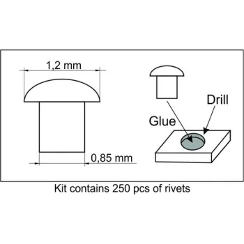 Plus Model - Rivets 1,2 mm