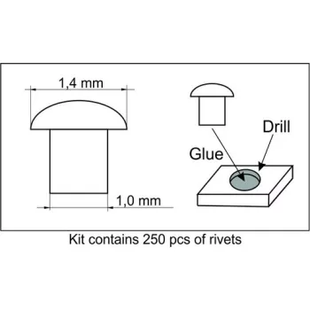Plus Model - Rivets 1,4 mm
