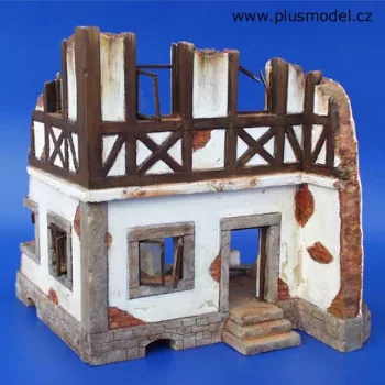 Plus model - Deutsches Fachwerkhaus-Ruine